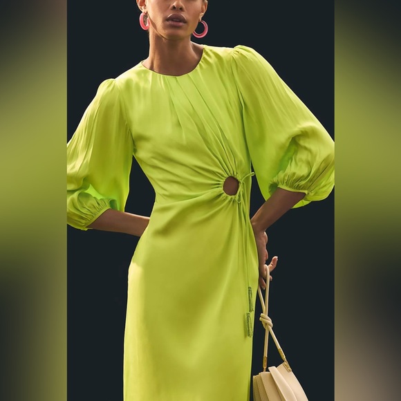 Farm Rio Puff-Sleeve Dress